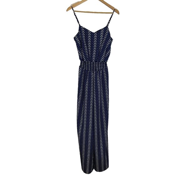 Fire Los Angeles Jumpsuit Size M Blue White - Picture 3 of 15